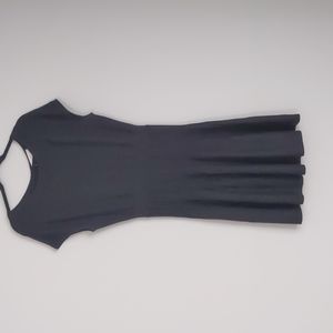 Loft Wool blend knee length knit dress